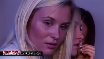 Wild Group Sex Party At Russian Institute With Nicky Angel And Friends