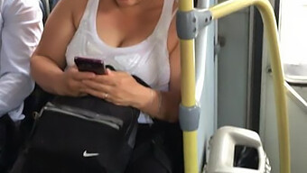 Eager Milf'S Bouncy Ride On The Bus