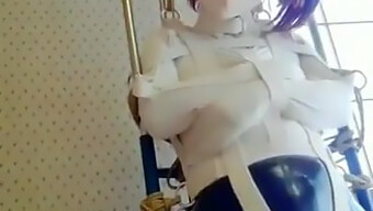 Kigurumi 12: Vibrator Play With A Masked Maid