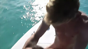 Tori Black Enjoys Boat Ride With Multiple Cocks