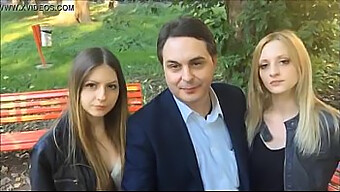 Andrea Dipre Își Împărtășește Secretele Eroticii În Aer Liber Cu Actrițele Porno Aspirante Francesca, Katerina Și Italia