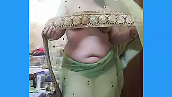 Bhabhi'S Playful Foreplay In Transparent Saree